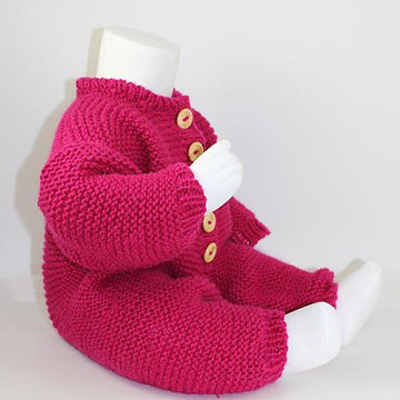 Baby Aran Garter Stitch Onesie