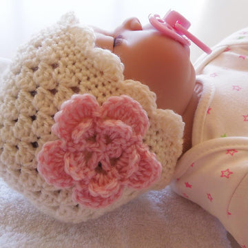 Baby Hat With Flower