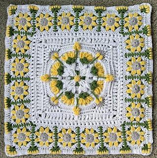 Harvest Moon Floral Block