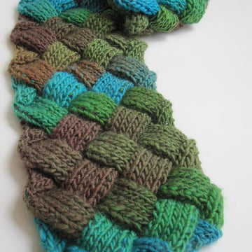 Evan Entrelac Scarf