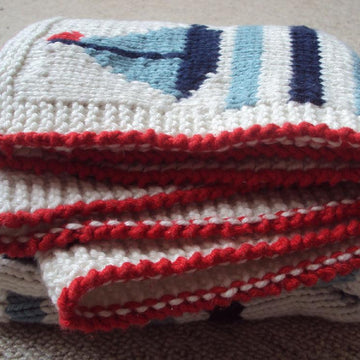 Sailboat Cot Blanket