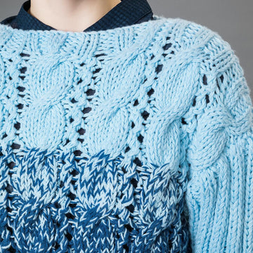 Pull trecce a jours