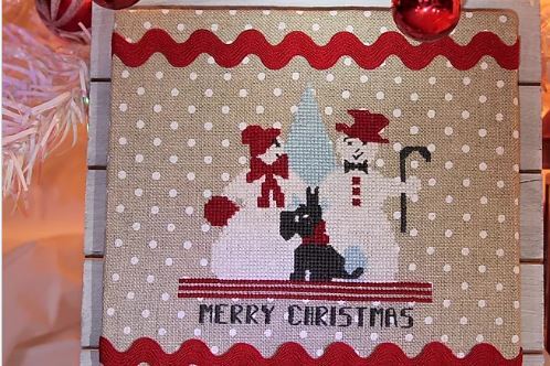 Luhu Stitches Merry Snowpeople - Downloadable PDF