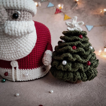 Santa and Christmas Tree