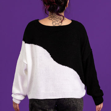 Moon & Sun Sweater - Free Jumper Knitting Pattern For Women in Paintbox Yarns Simply DK by Paintbox Yarns