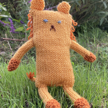 The Lion knitted soft toy