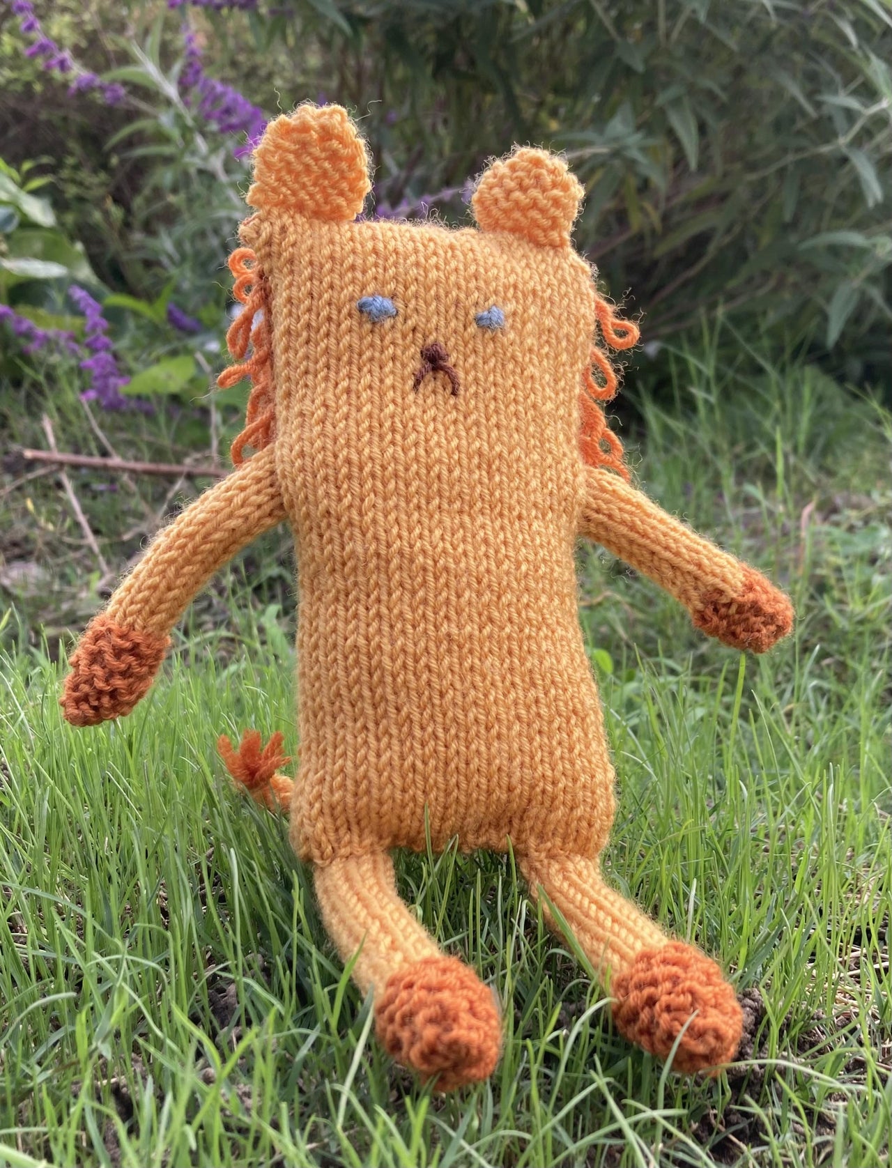The Lion knitted soft toy