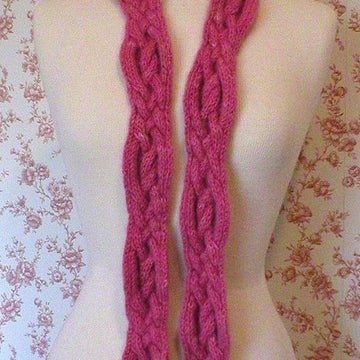 Double Knot Cable Scarves