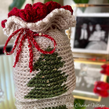 Christmas Tree Mini Gift Bag