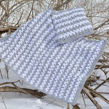 Glitter Path Blanket and Pillow Cover