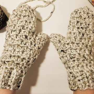 Aspen Tweed Mittens