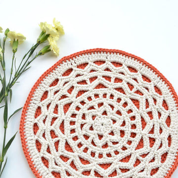 Geometric Mandala Hot Pad
