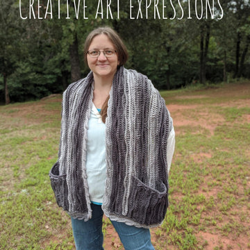 Sea Breeze Pocket Shawl