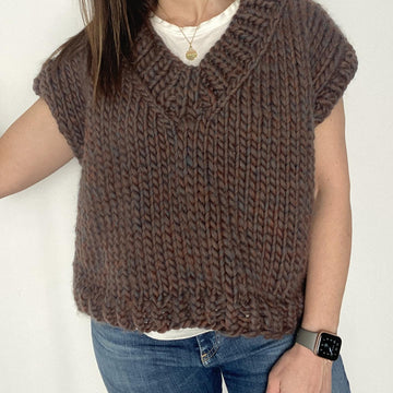V Neck Oversized Vest