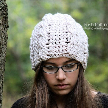 Crochet Cable Baby Beanie Pattern 260