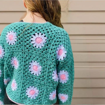 Daisy Crochet Cardigan