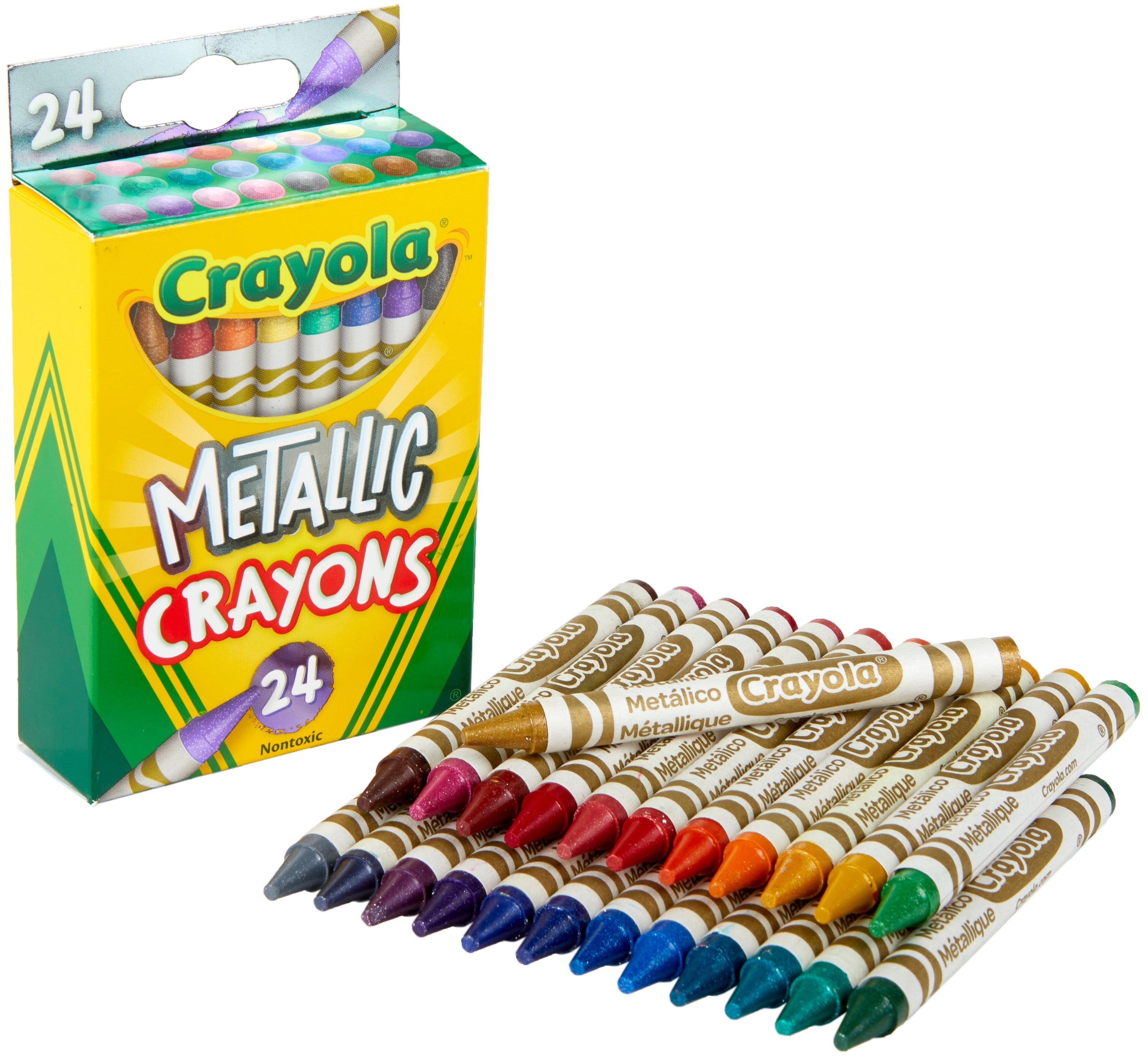 Crayola Crayons - Metallic 24/Pkg