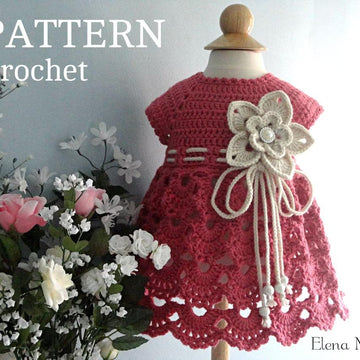 PATTERN Crochet Baby Dress