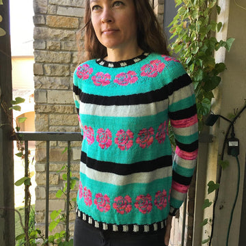Bright Rose Sweater