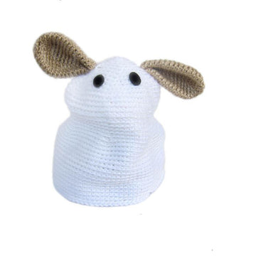 Blair the Bunny (with ghost costume)