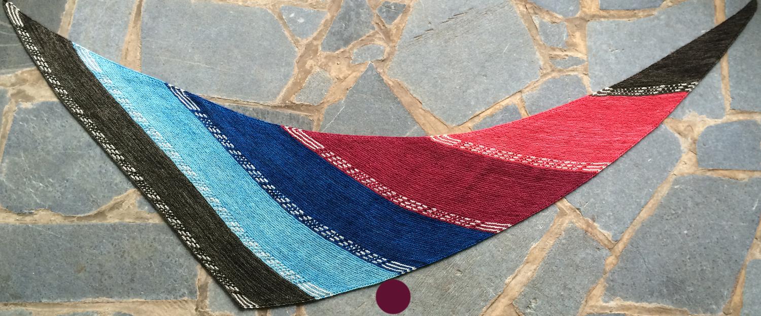 Finley Breese Morse Code Shawl