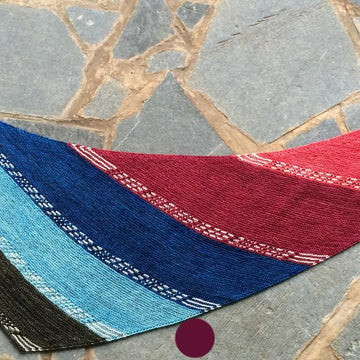 Finley Breese Morse Code Shawl