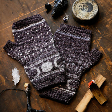 Celestial Fingerless Gloves