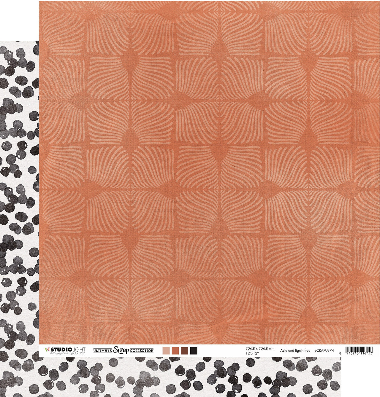 Studio Light Ultimate Scrap Collection Double-Sided Cardstock 12"X12" 10/Pkg - NR. 74