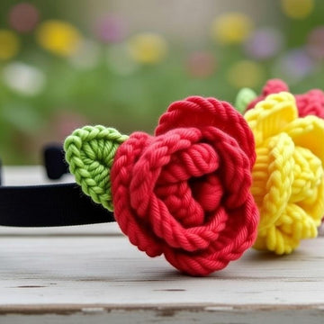 Crochet Flowers Headband Pattern PDF + Video Tutorial