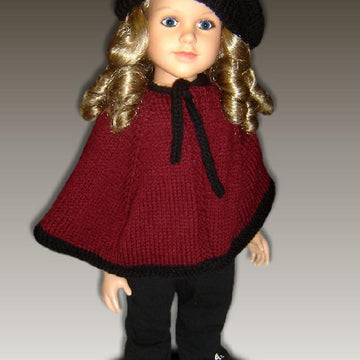 Cape and Beret for My Twinn Doll, 23 inch (My BFF)