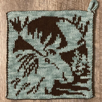 Woodland Moose Potholder