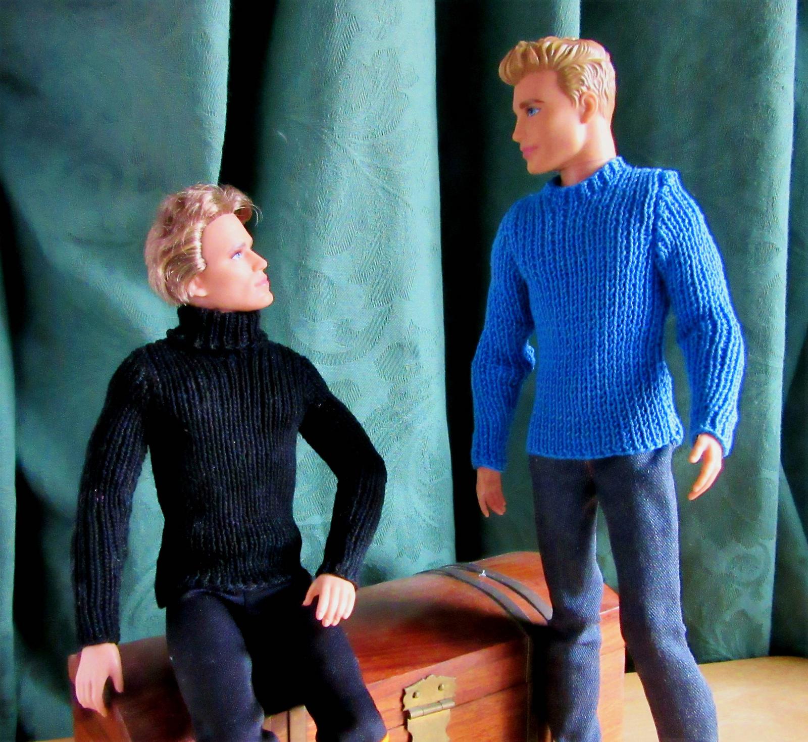 1:6th scale Mans tight rib jumper