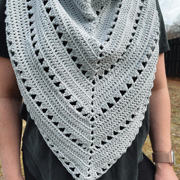 The Jamra Triangle Shawl