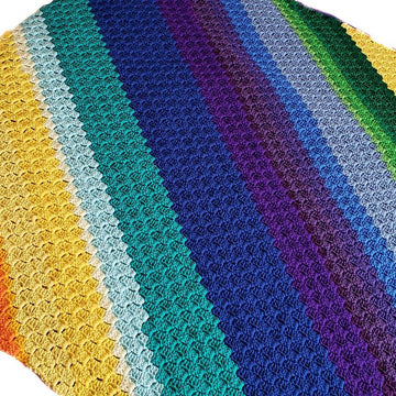 Rainbow C2C Blanket