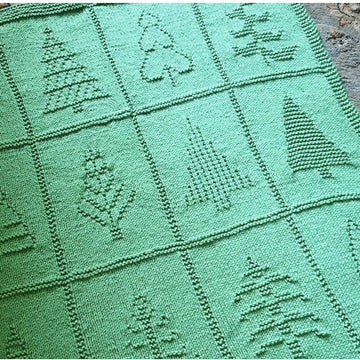 Many Christmas Tree Blanket