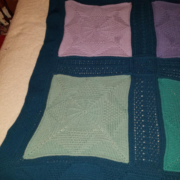 4 Square Textured Blanket
