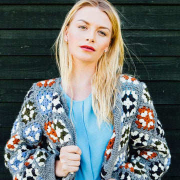 Cosy up Granny Square Cardigan