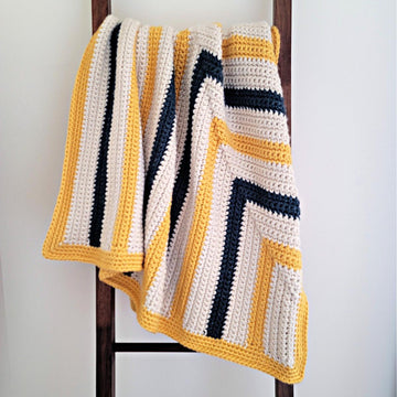 Mitered Rectangles Blanket
