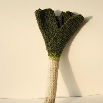 Leek Crochet Pattern, Leek Amigurumi, Food Crochet Pattern, Vegetable Amigurumi