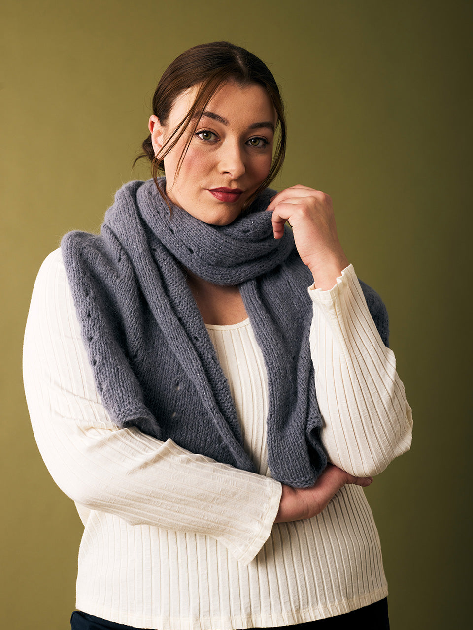 Notation Scarf in Berroco Brina