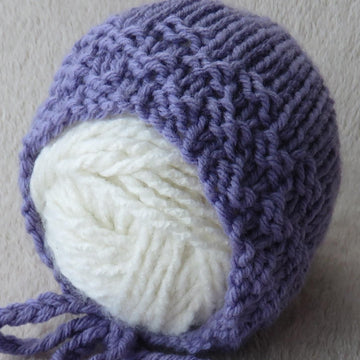 Checkered Brim Bonnet