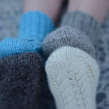 Cosy Cabled Toe-Up Socks