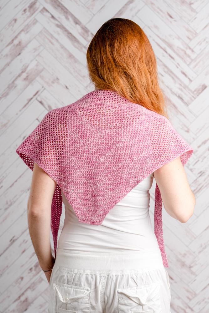 L'Oiseau Rose shawl