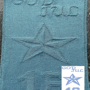 Nr. 676 16. Star God Jul guest towel