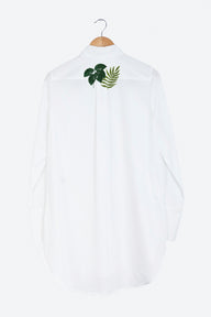 Monstera & Botanical Fern  in DMC - PAT0008 -  Downloadable PDF