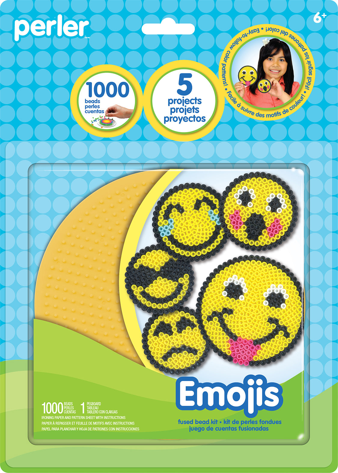 Perler Fused Bead Kit - Emoji