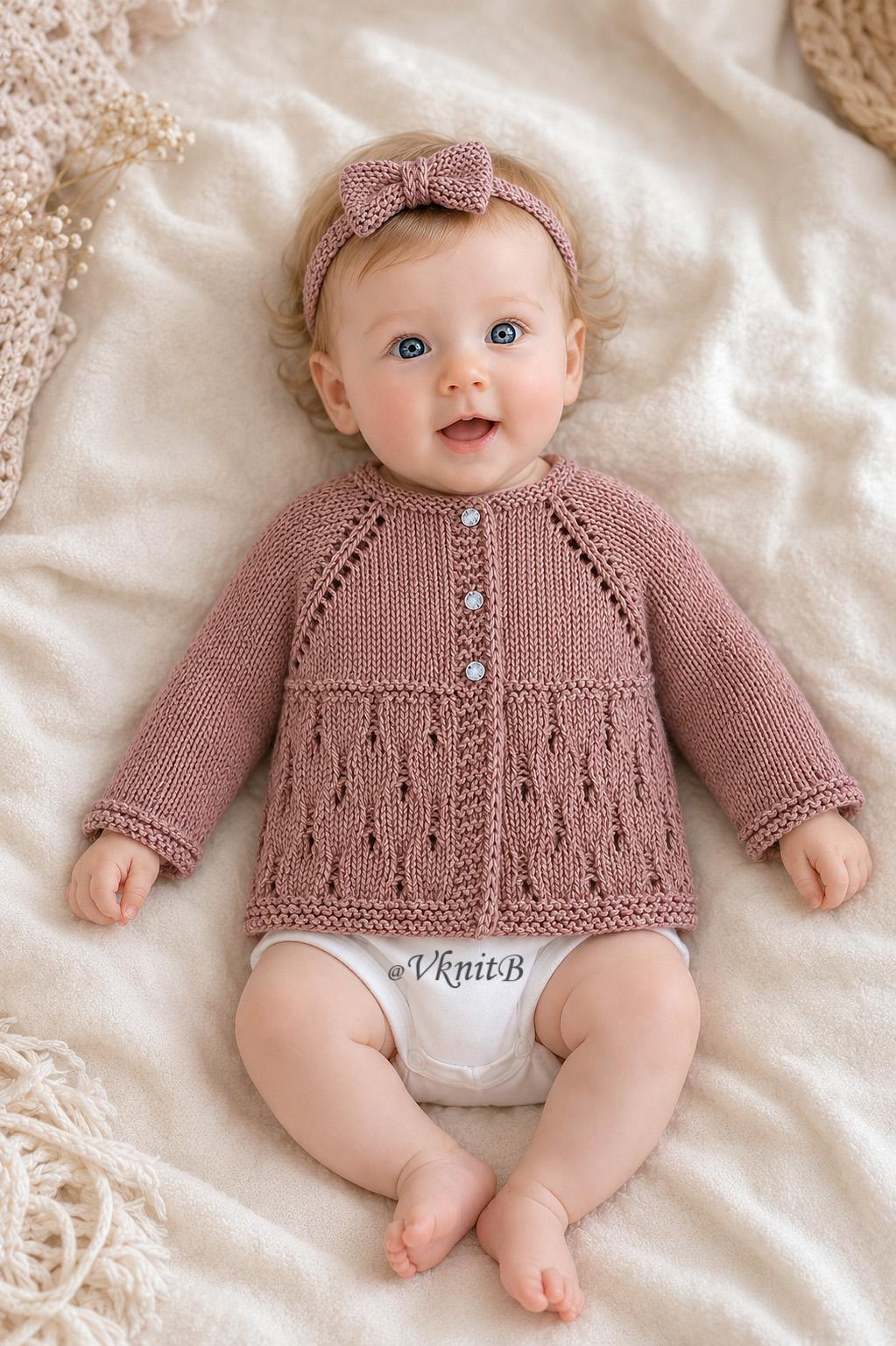 Aurelia baby cardigan