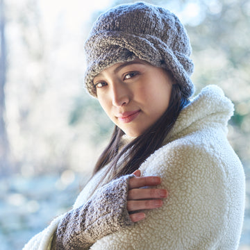 Hilda Hat, Headband & Mittens in Berroco Nomad - Downloadable PDF