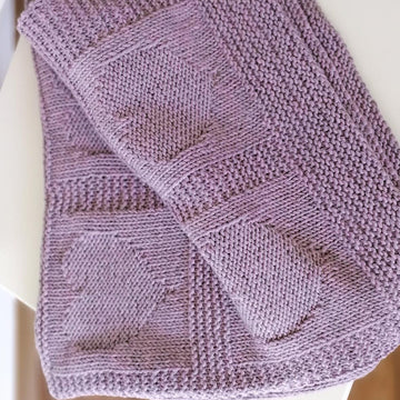 HEARTS Blanket (Aran Yarn)