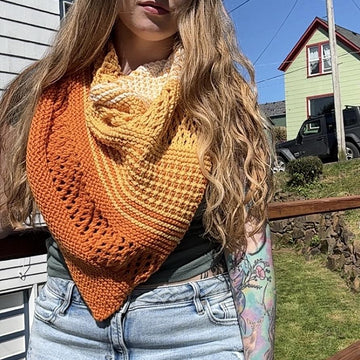 Beach Sunset Shawl